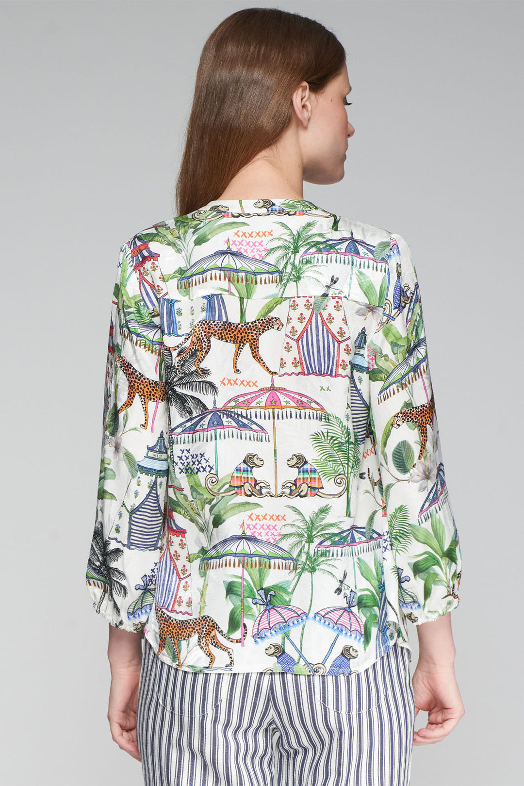 Vilagallo 32572 White Chillout Print Shirt