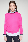Vilagallo 32775 Hot Pink Ruffle Trim Jumper - Dotique - Vilagallo