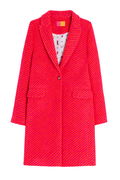 Vilagallo 32833 Orange & Pink Stripe Coat with Printed Lining by Vilagallo, shop Vilagallo at Dotique.