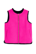 Vilagallo 32843 Reversible Pink & Navy Faux Fur Gilet by Vilagallo, shop the stylish Vilagallo collection at Dotique.