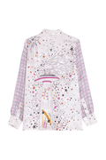 Vilagallo 32974 Graphic Back Print Shirt - Dotique - Vilagallo