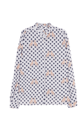 Vilagallo 32979 Navy Geometric Leopard Print Shirt - Dotique - Vilagallo