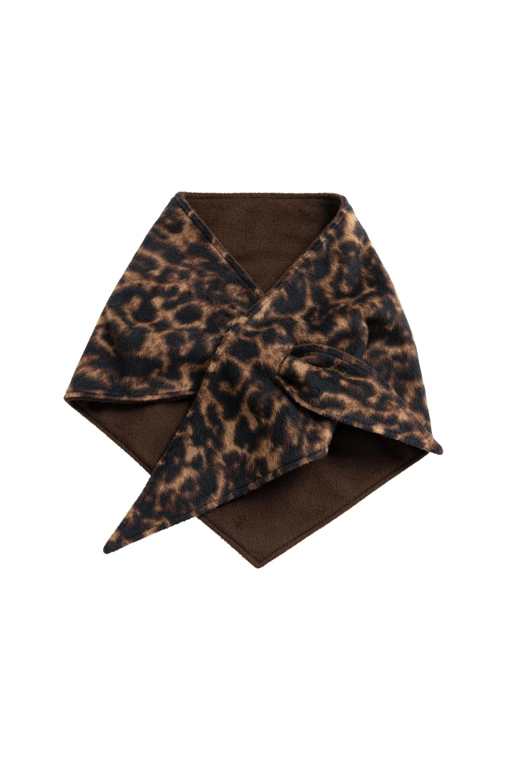 Yaya 03-501063-601 Leopard Print Scarf Brown Dessin, YAYA brown leopard scarf. Shop YAYA at Dotique.