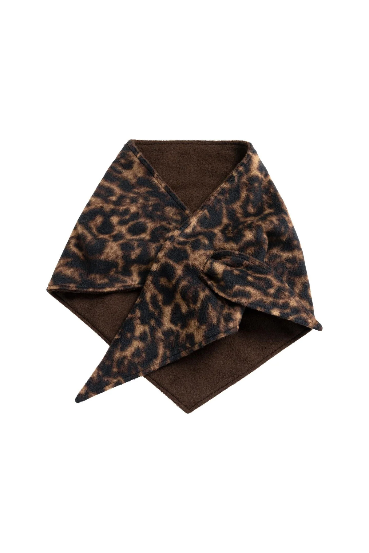 Yaya 03-501063-601 Leopard Print Scarf Brown Dessin, YAYA brown leopard scarf. Shop YAYA at Dotique.