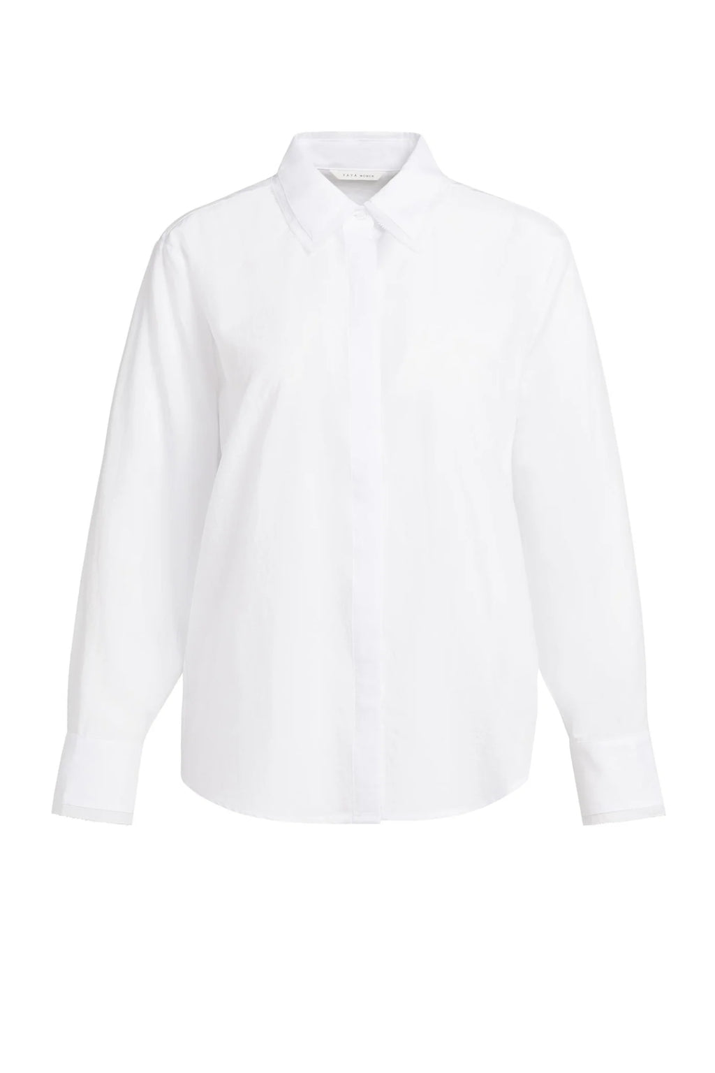 YAYA Blouse with Collar Detail - Pure White 01-201247-609