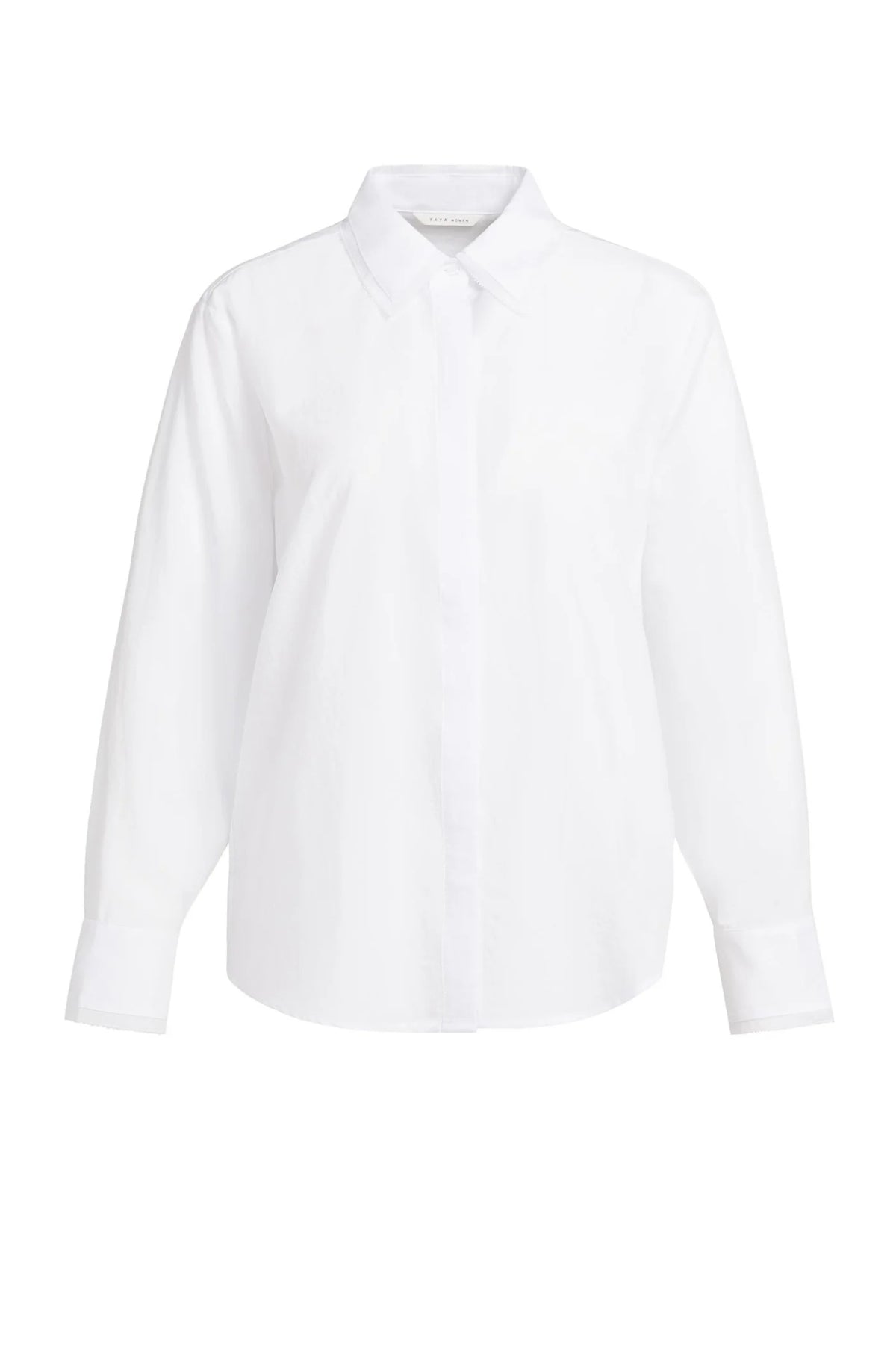 YAYA Blouse with Collar Detail - Pure White 01-201247-609