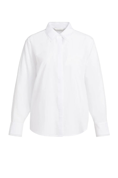 YAYA Blouse with Collar Detail - Pure White 01-201247-609 Shop YAYA at Dotique