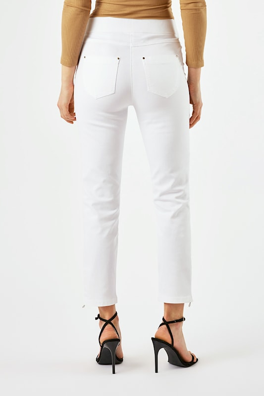 Robell 52489 Nena White Jean Dotique back