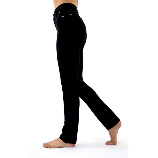 2403 Slim Straight Leg Black Jeans 32"(81cm) - Dotique - Marble