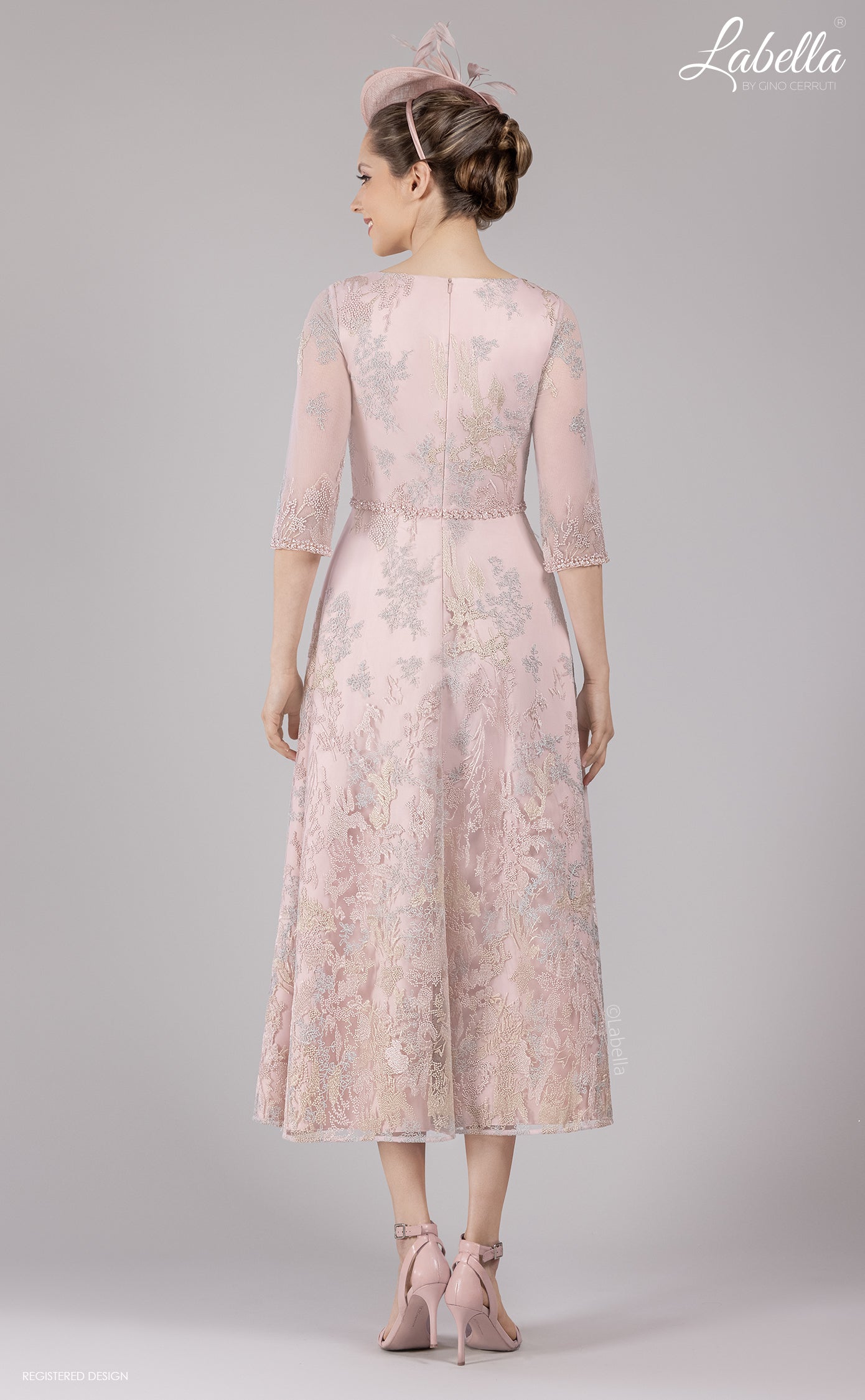 Labella 3134J Light Dusty Rose Dress