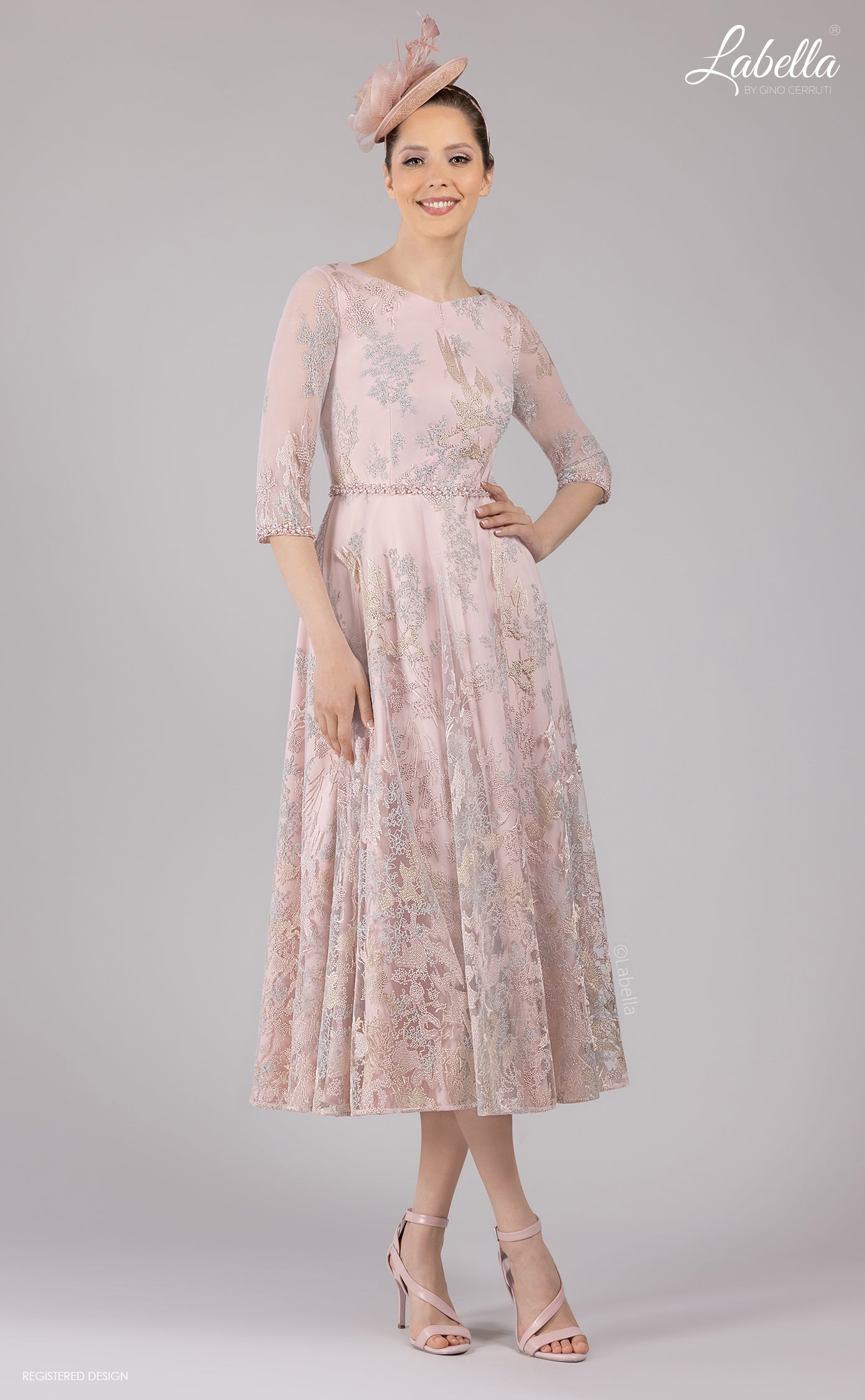 Labella 3134J Light Dusty Rose Dress