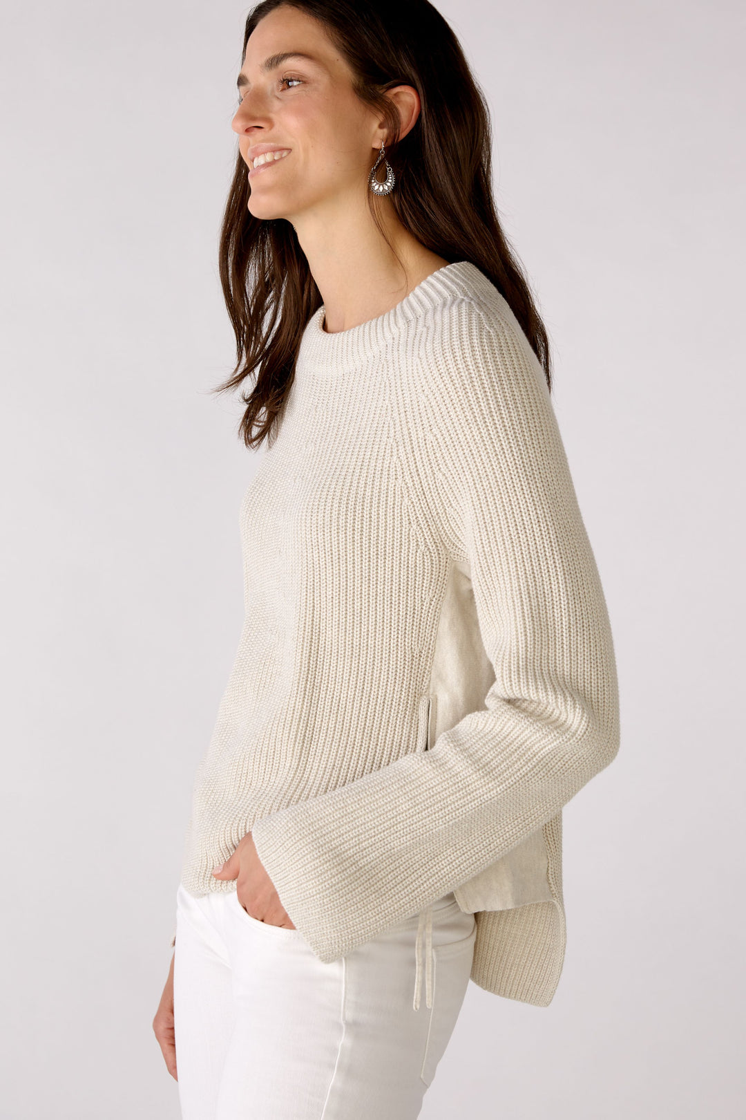 Oui 77657 Stone Pullover Dotique side