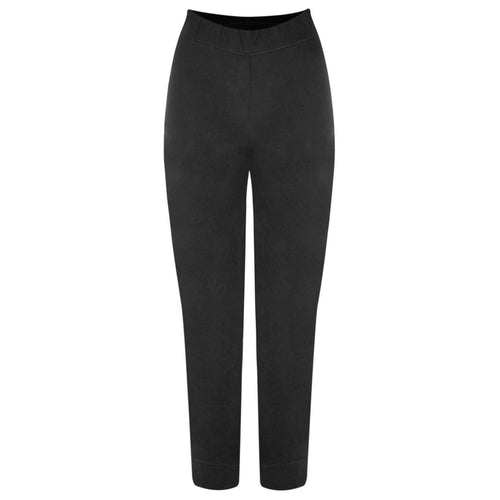 7/8 Taper Trapeze Trouser - Black - Dotique - Foil
