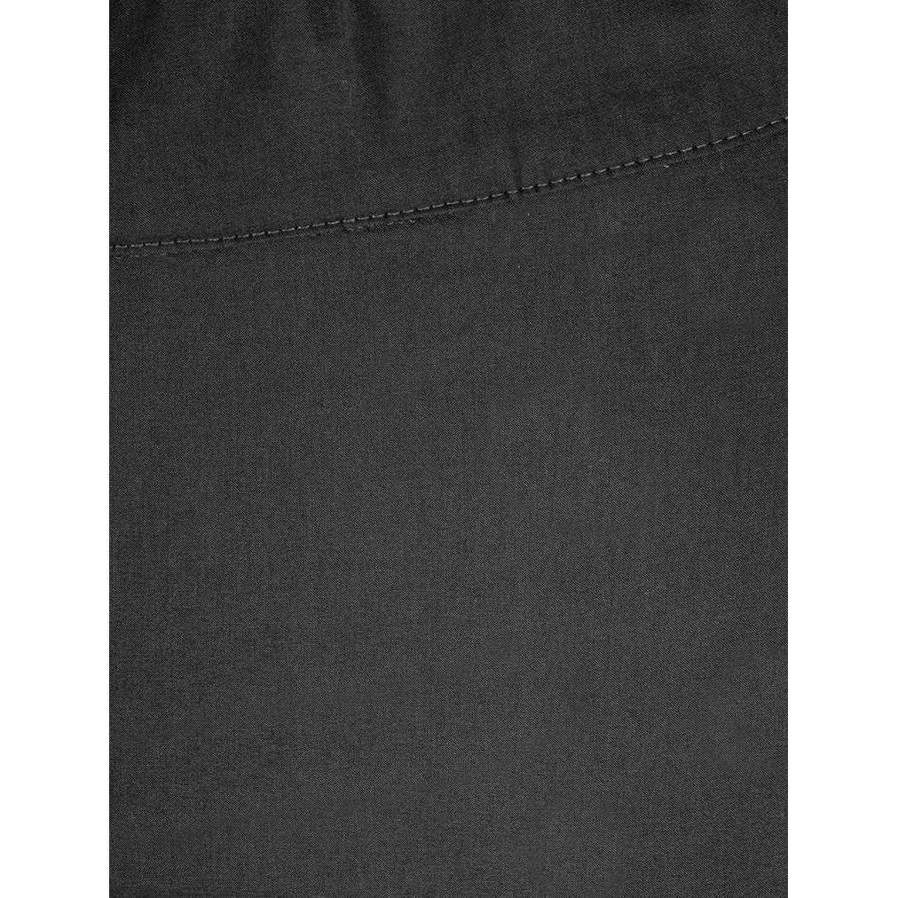 7/8 Taper Trapeze Trouser - Black - Dotique - Foil