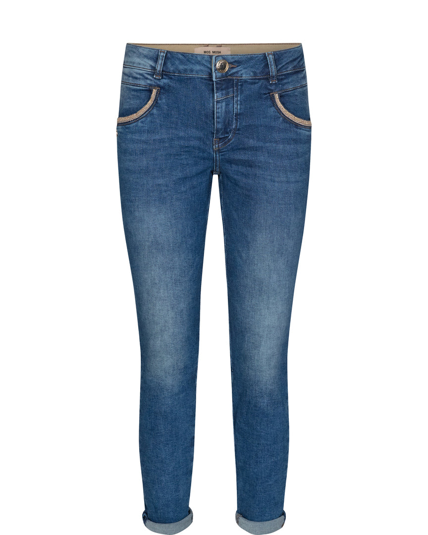 Mos Mosh Naomi Row Jeans Regular Blue 1 | Dotique