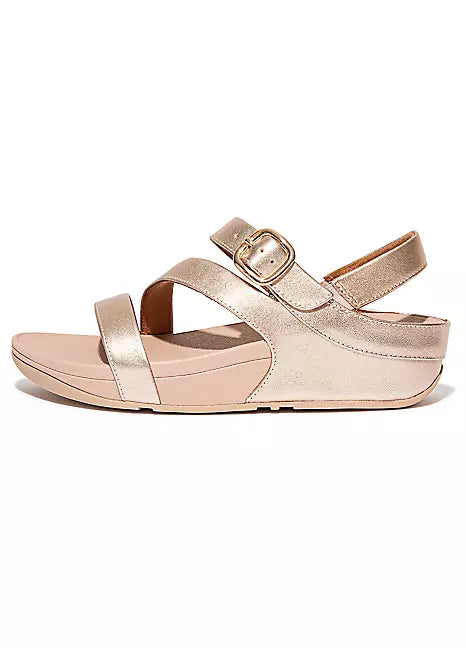 Women's Adjustable Metallic Leather Sandals | FitFlop UK