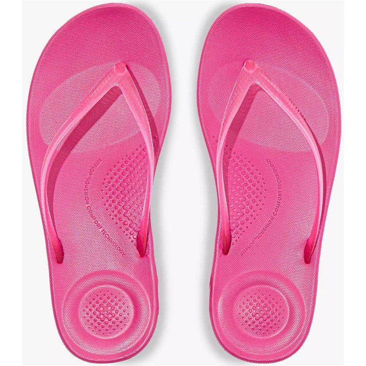 Fitflop Iqushion Transparent Fuchsia Rose | Dotique