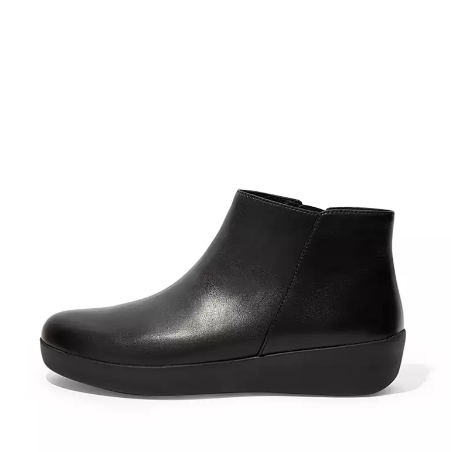 Fitflop Sumi Leather Ankle All Black | Dotique