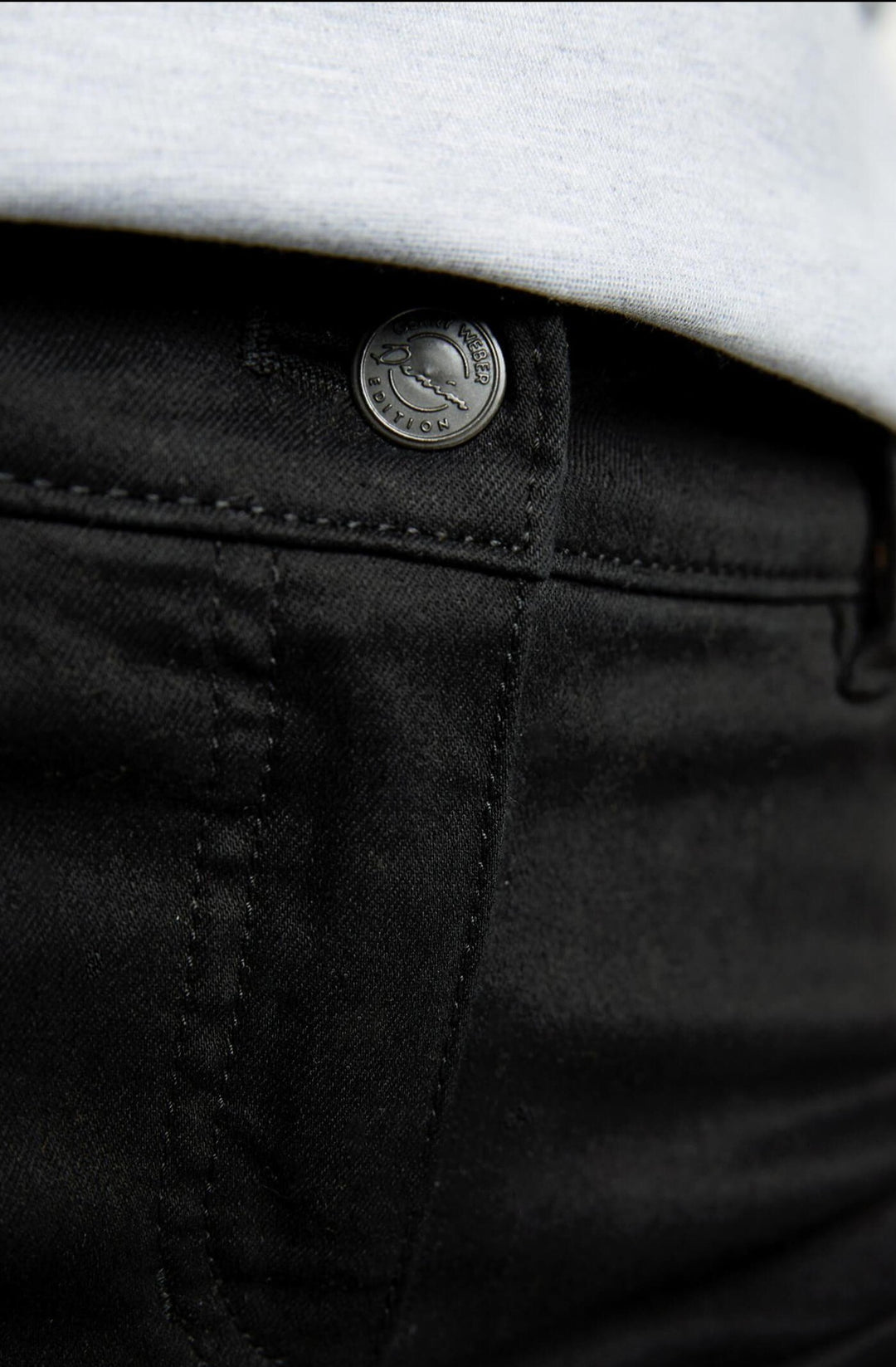Gerry Weber 92151 Best 4 Me Regular Slimfit Black Jeans Detail | Dotique