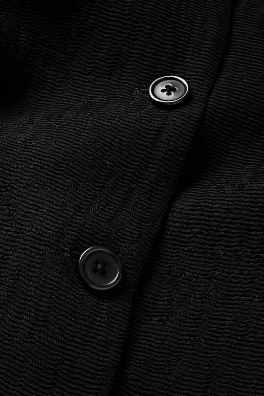 Masai Black Tura Coat Detail | Dotique