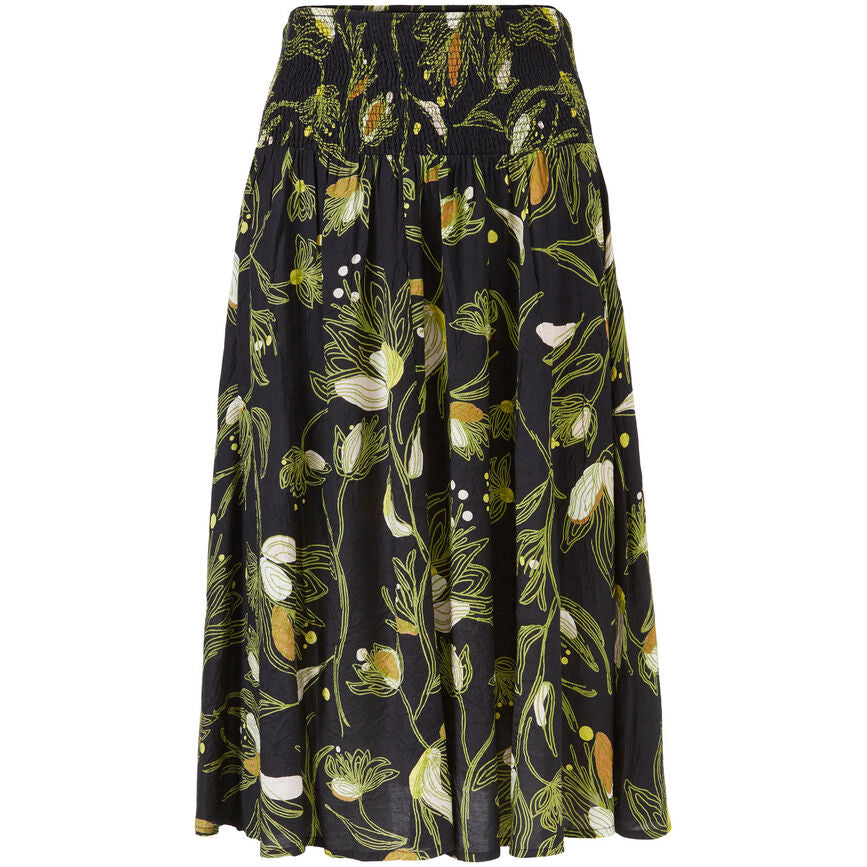 Masai Green Sheen Sondra Skirt Front | Dotique