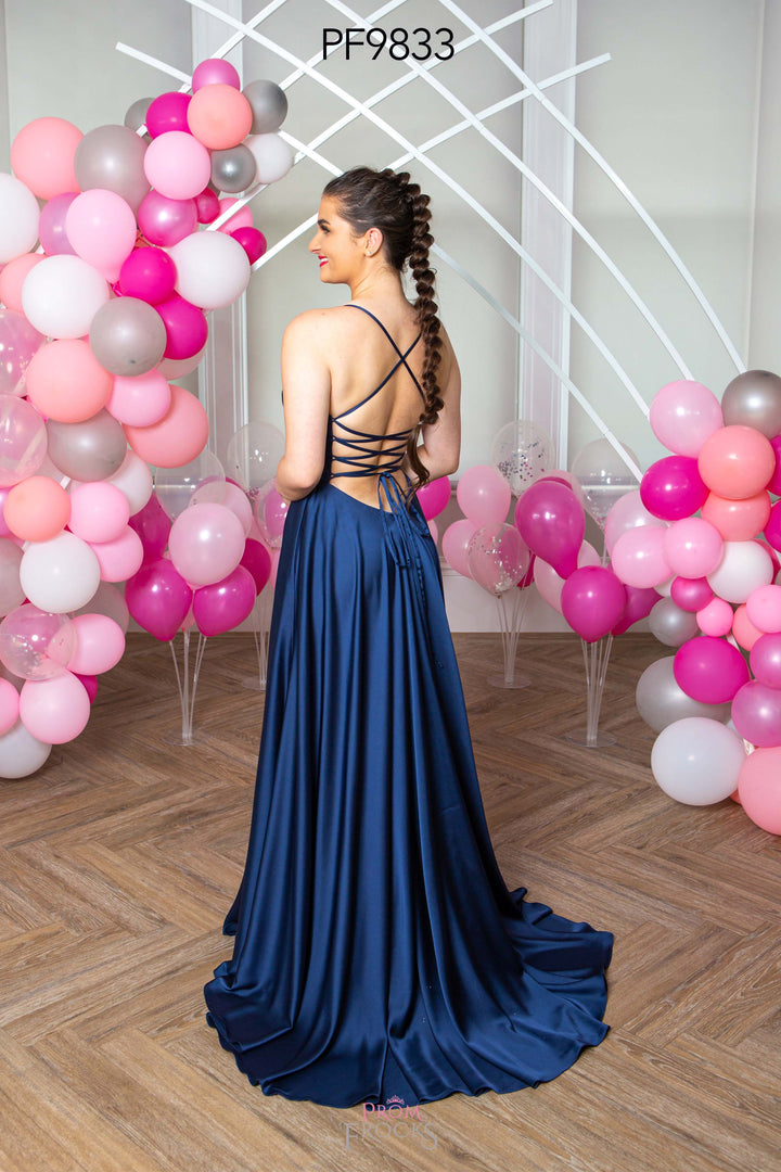 Prom Frocks PF9833 Prom Dress Dotique chesterfield best prom showroom  navy