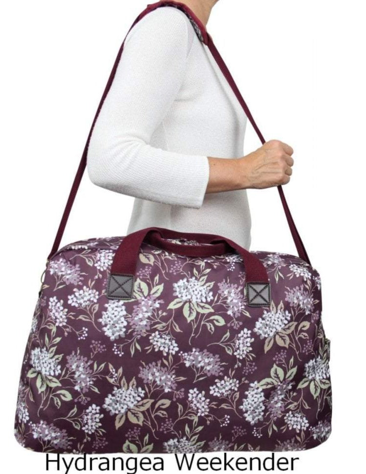 Peony Hydranga Weekender Bag Lifestyle | Dotique