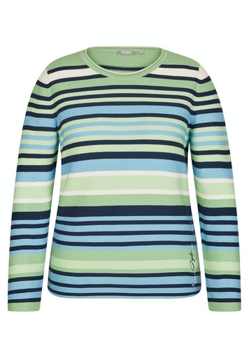 Rabe 50-111616 Lime Stripe Pullover dotique front