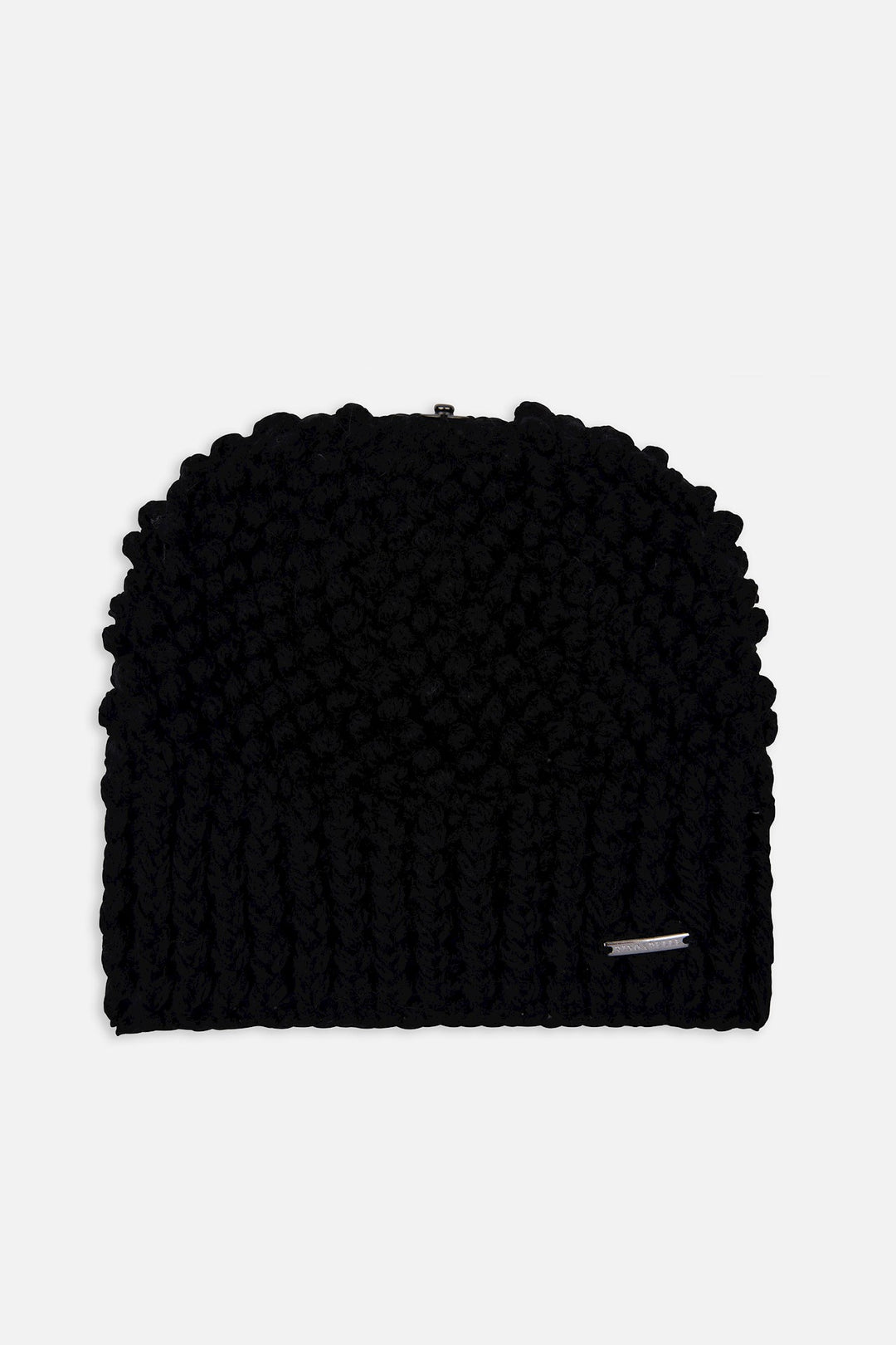 Rino & Pelle Kevina Knitted Beanie with Pom Pom Black | Dotique