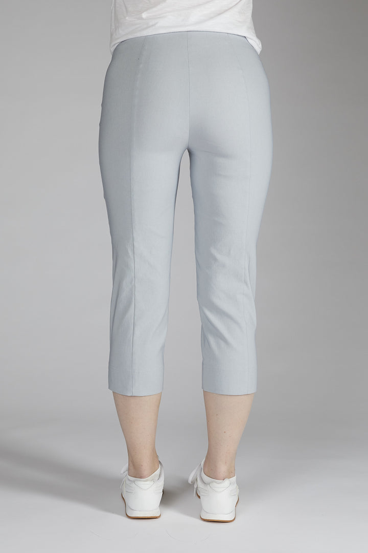 Robell 51576 Marie 07 - Cropped Trouser - Light Grey (920) Back | Dotique