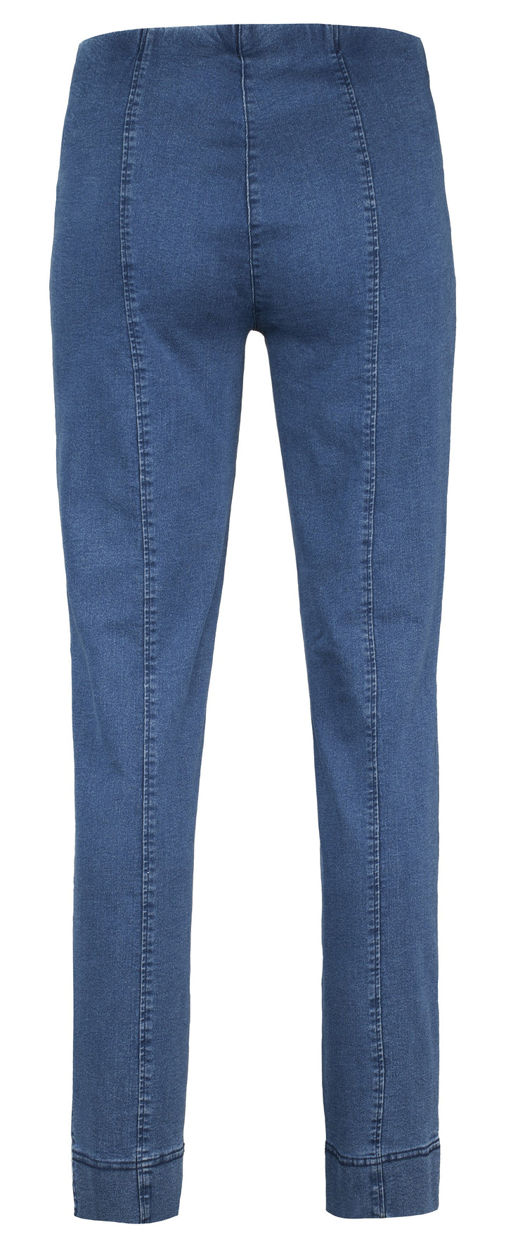 Robell 51639 - 5448  Marie Trouser Short 73cm - Blue (64) Back | Dotique