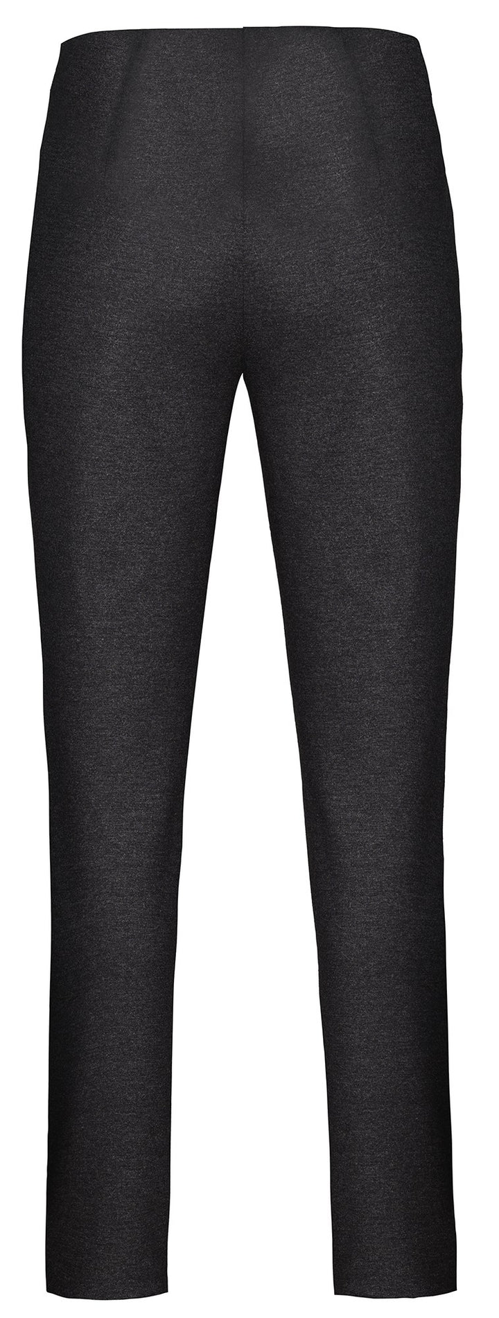Robell 52476 Mimi Slim Fit Full Length Trousers - Anthracite 99 Grey Back | Dotique