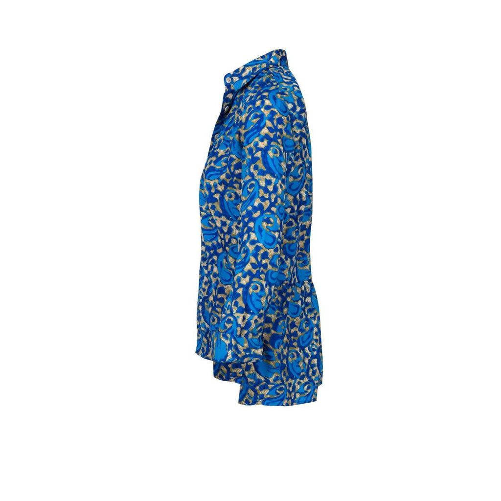 At Last London BH98 Royal Blue Soho Shirt - Dotique - At Last