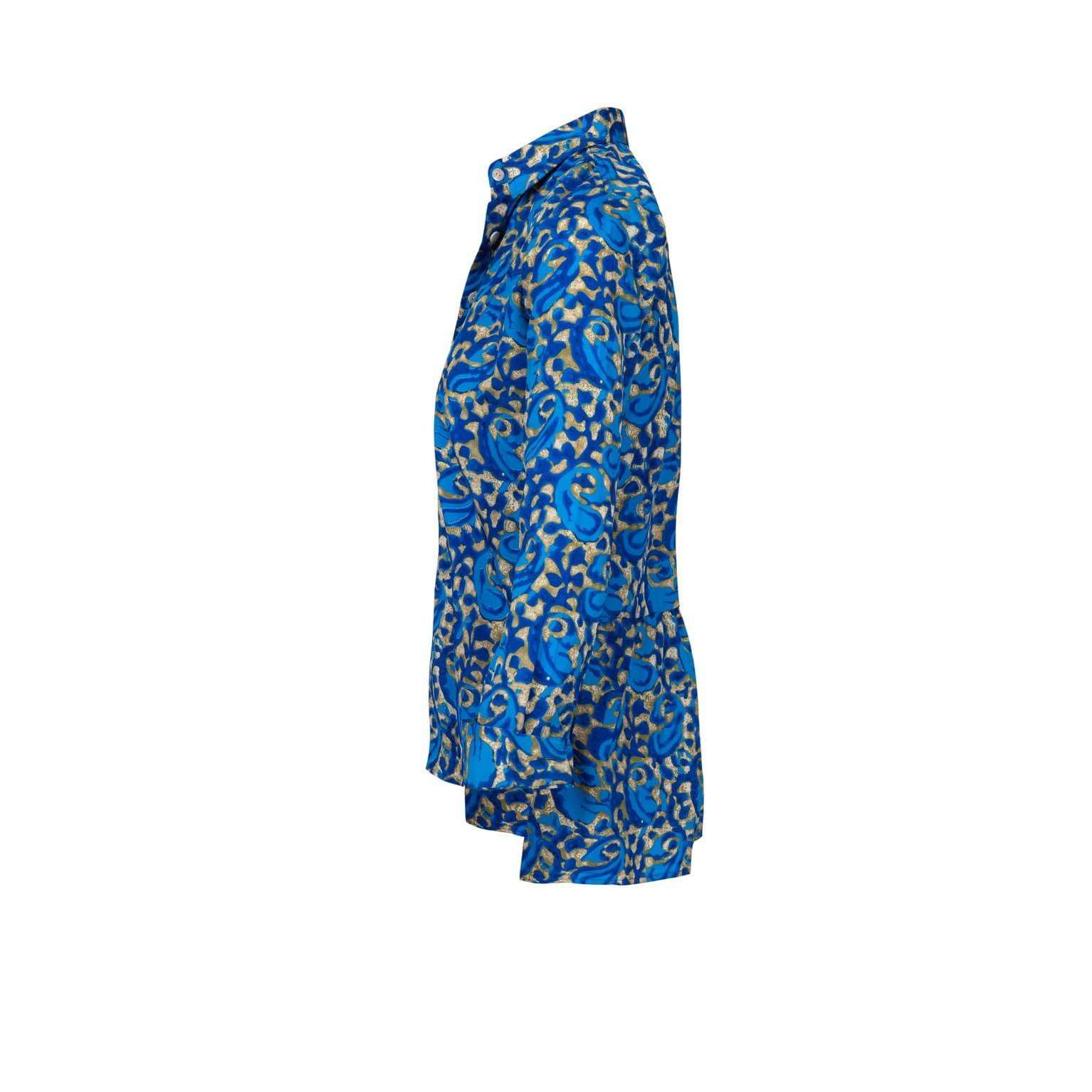 At Last London BH98 Royal Blue Soho Shirt - Dotique - At Last