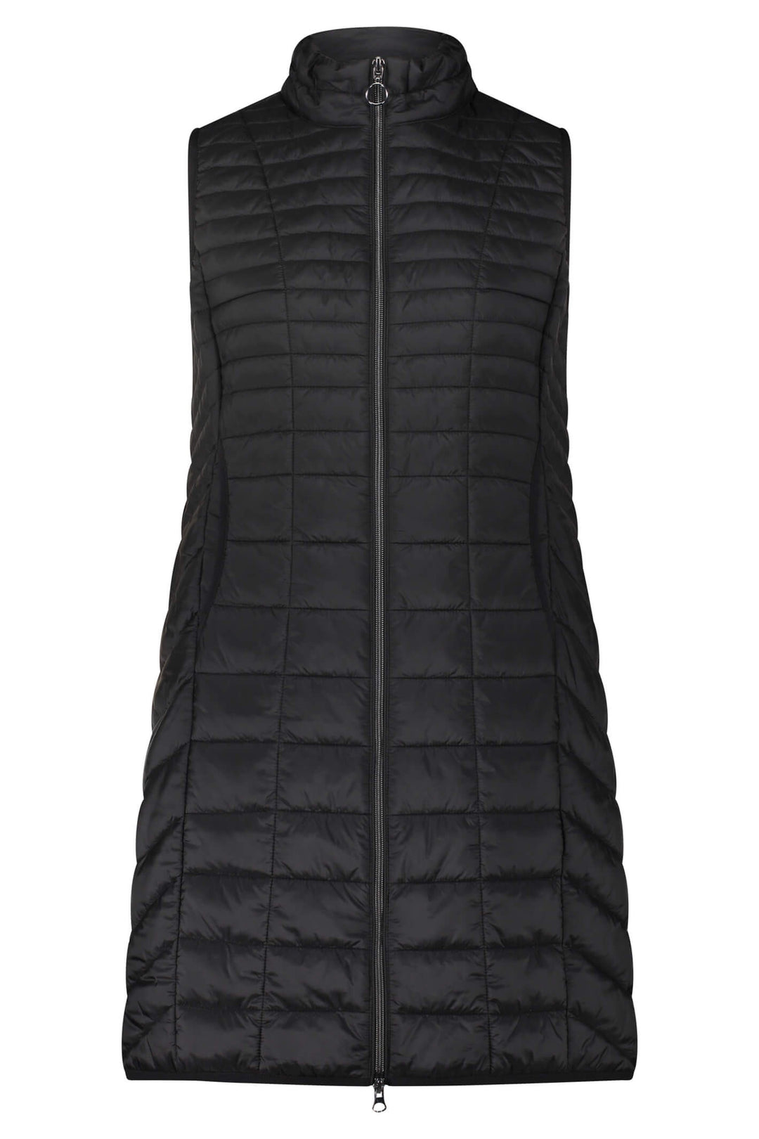 Betty Barclay 7197 1902 9045 Black Long Padded Gilet - Dotique Chesterfield