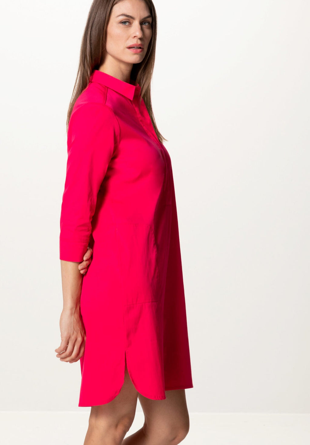 Bianca 17016 Fuchsia Alis Dress Dotique side