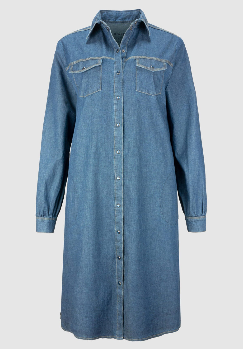 Bianca 97009 Ariana Blue Mix Shirt Dress front
