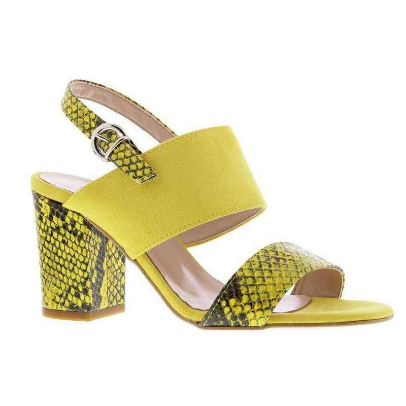 Capollini H666 Wren SaffronTwin Strap Sandal - Dotique - Capollini