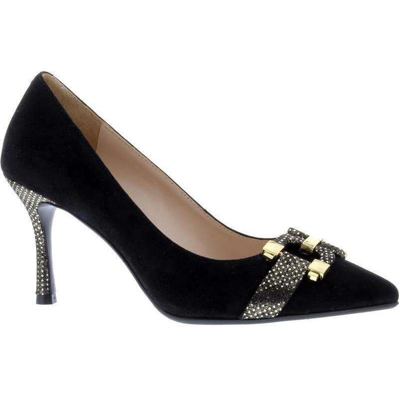 Capollini J580 Rhea Black/Gold Court - Dotique - Capollini