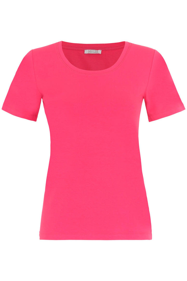 Dolcezza 24500 Fuchsia Pink T-Shirt Top - Dotique Chesterfield