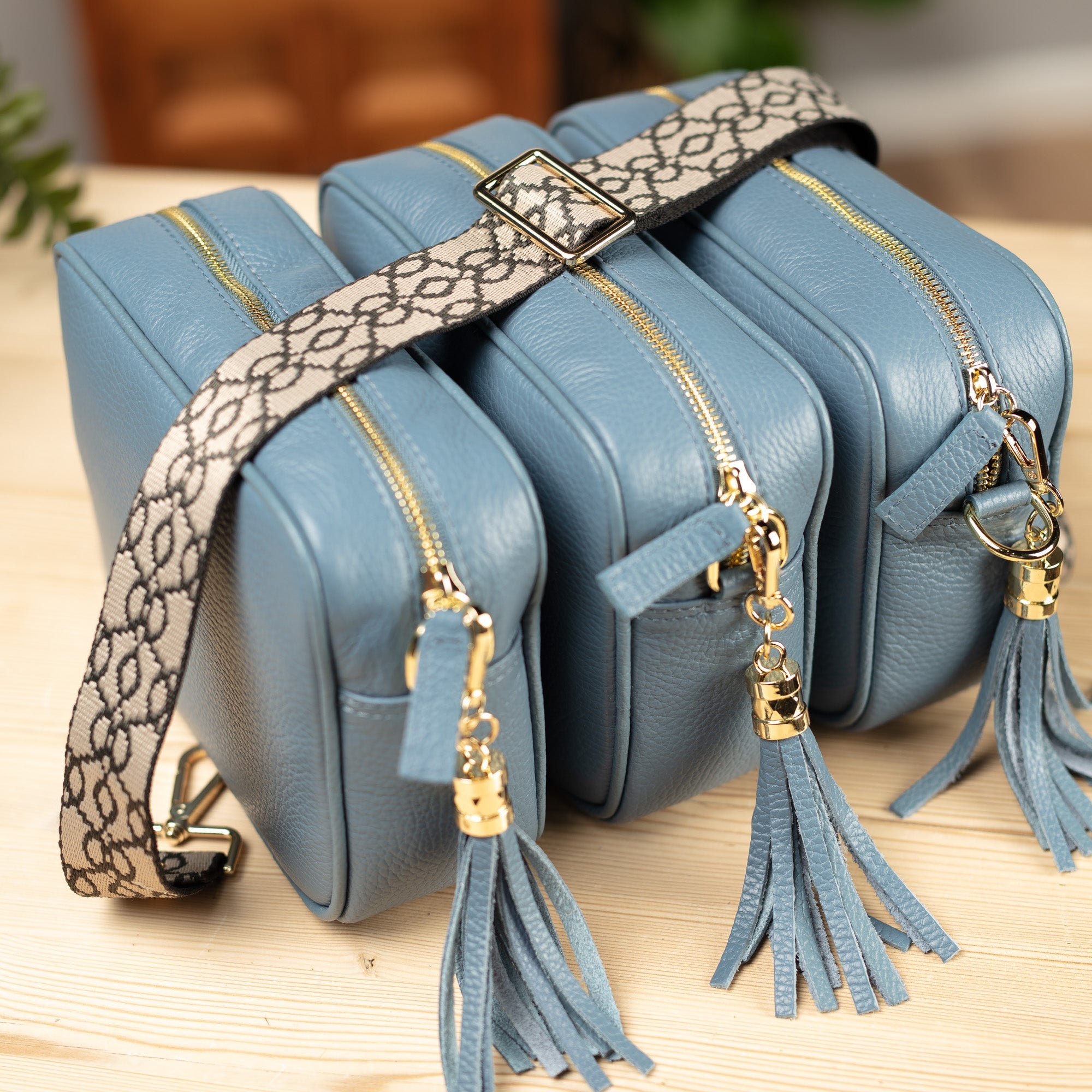 Elie Beaumont Light Blue Crossbody Bag | Dotique