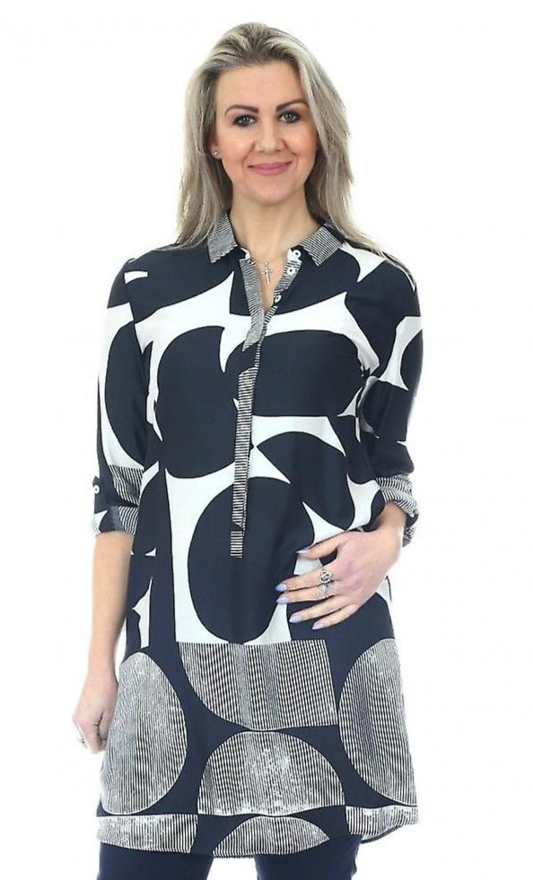 Erfo 651101300 Black/Blue Long Shirt - Dotique - Erfo