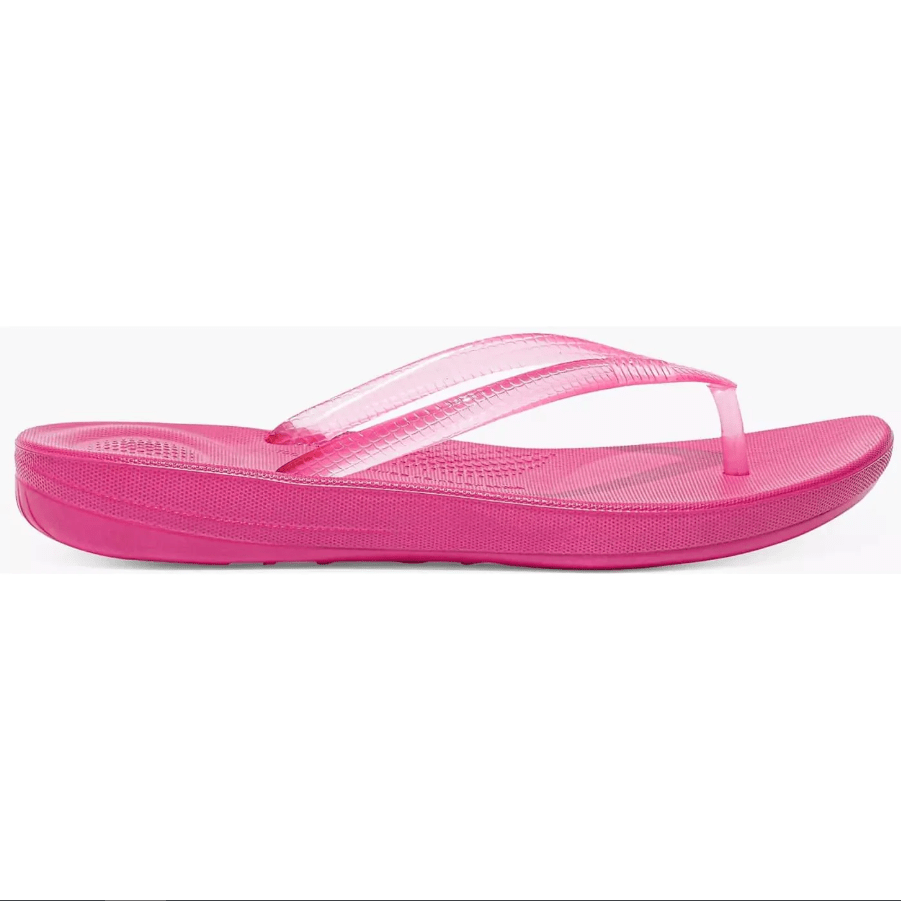 Fitflop Iqushion Transparent Fuchsia Rose | Dotique