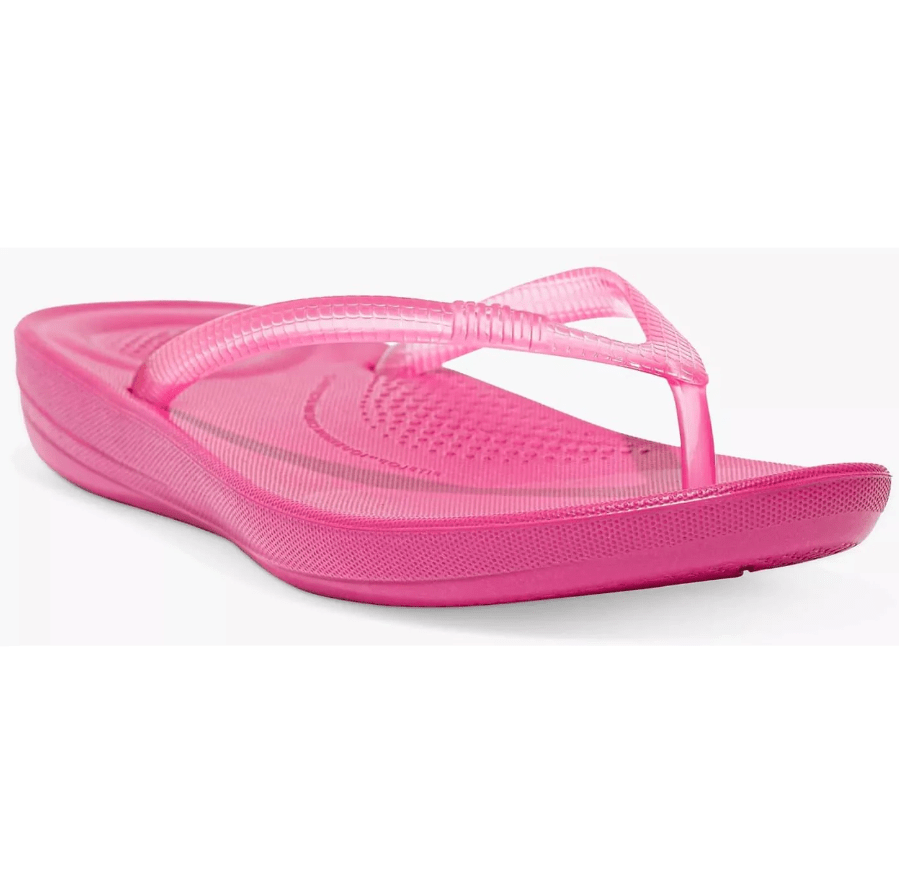 Fitflop Iqushion Transparent Fuchsia Rose | Dotique