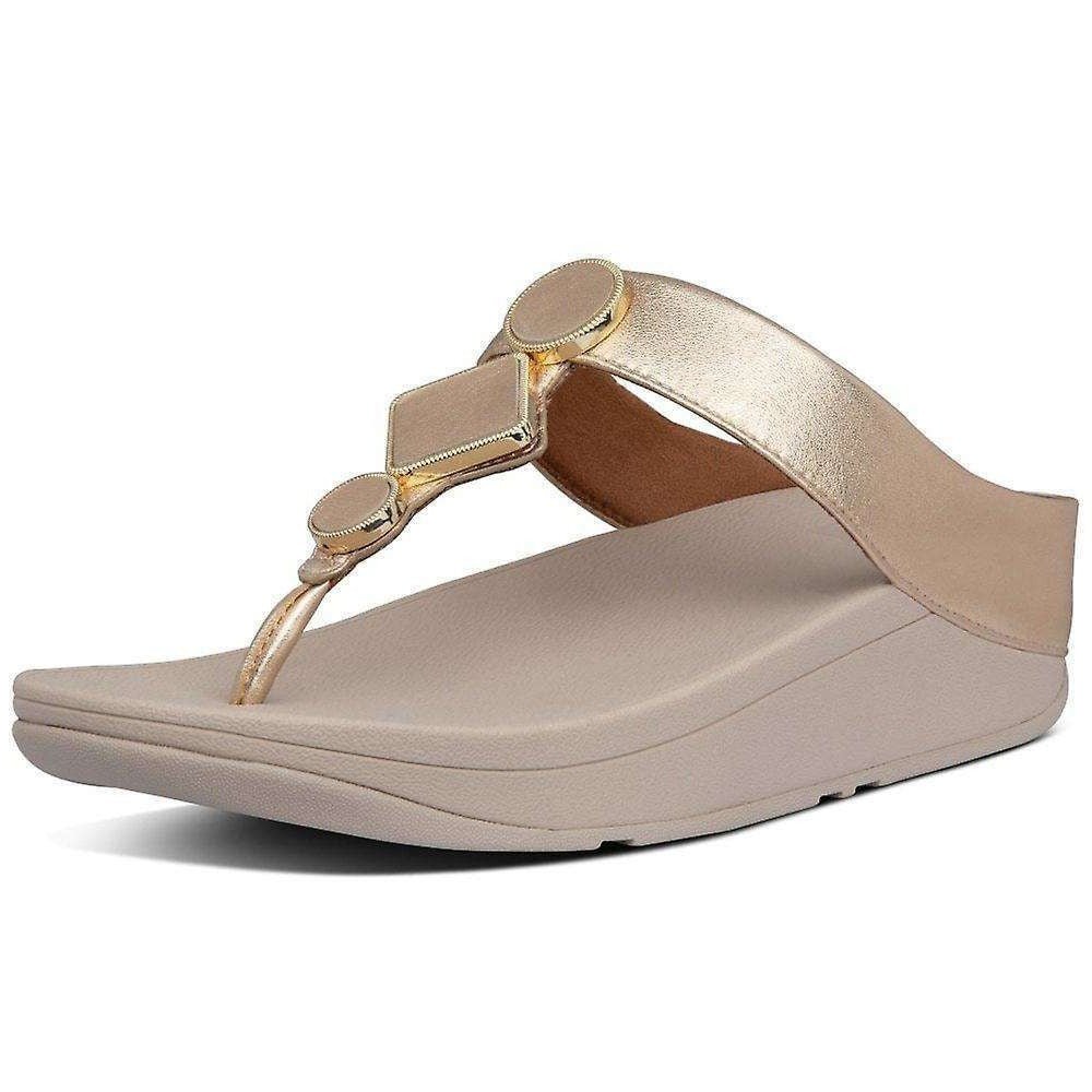 FitFlop Leia Vintage Gold   side