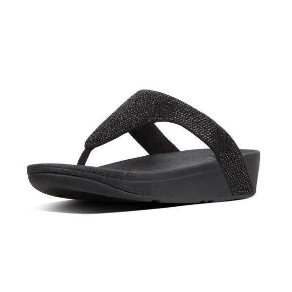 FitFlop Lottie Shimmercrystal Black - Dotique - Dotique