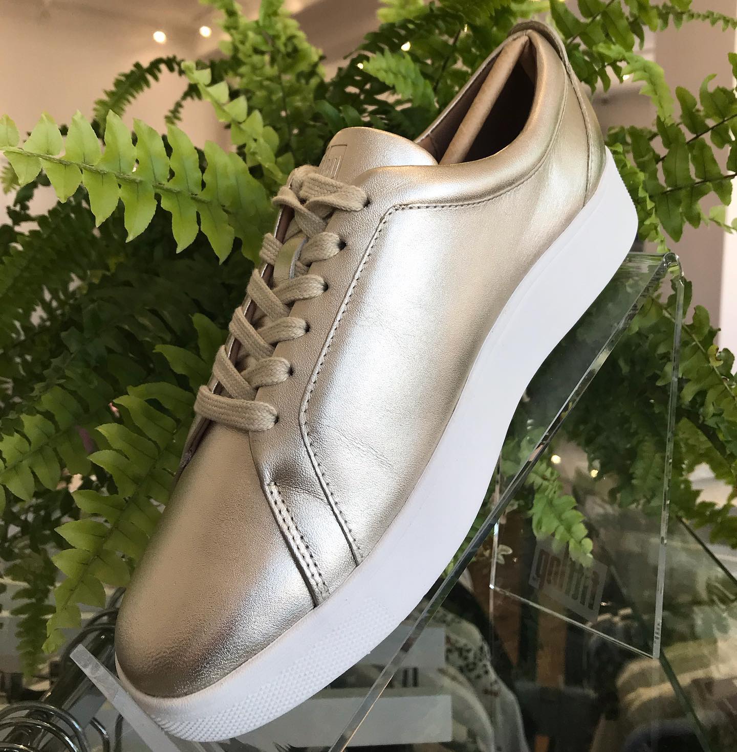 FitFlop Rally Platino Sneaker - Dotique - Fitflop