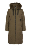 Frandsen Olive Winter Coat 311 Front | Dotique
