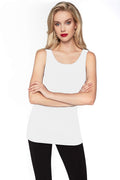 Frank Lyman 010 Off White Vest Top - Dotique - Frank Lyman