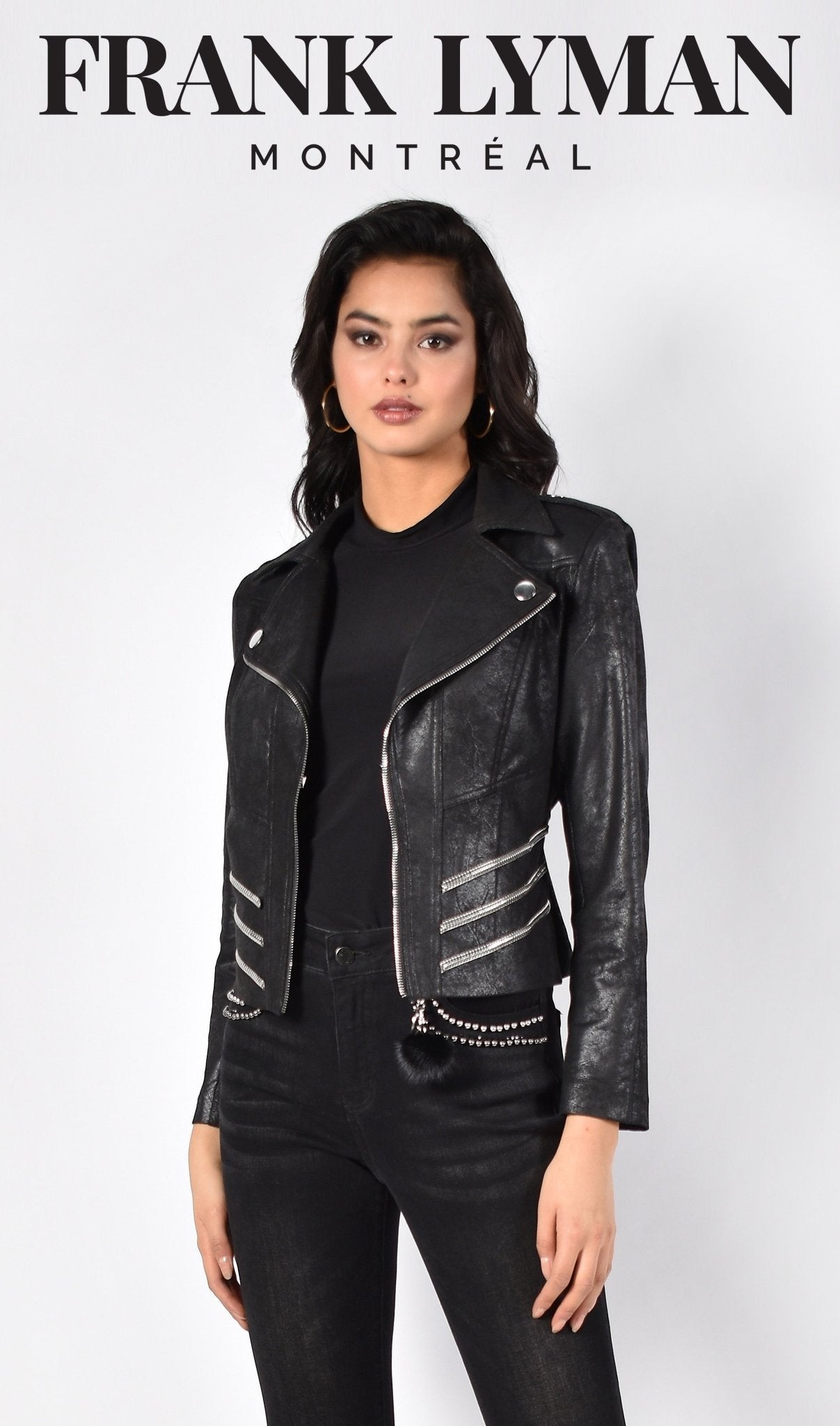 Frank Lyman 213187U Black Jacket - Dotique - Frank Lyman